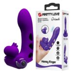 Dedeira Vibratória Orlando Pretty Love em Silicone Estimulador de Ponto G e Clitóris - Imagem 6