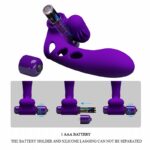 Dedeira Vibratória Orlando Pretty Love em Silicone Estimulador de Ponto G e Clitóris - Imagem 8