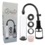 Kit bomba peniana a vácuo manual ABS silicone com medidor de pressão 3 anéis silicone e anel anatômico