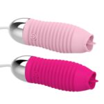 Vibrador Bullet Therapy com Estimulador de Língua Efeito Oral 12 Modos USB - Imagem 3
