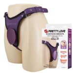 Cinta peniana para prótese Claudio III Pretty Love ajustável de tamanho único com regulagem de cintura