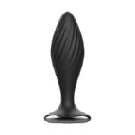 Plug Anal Vibratório Longo com Controle Remoto em Silicone 10 Modos USB - Imagem 5
