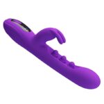 Vibrador de Ponto G e Clitóris Sabien Pretty Love com Tapping Visor LED USB - Imagem 3