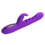 Vibrador de Ponto G e Clitóris Sabien Pretty Love com Tapping Visor LED USB - Imagem 4