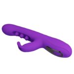 Vibrador de Ponto G e Clitóris Sabien Pretty Love com Tapping Visor LED USB - Imagem 5