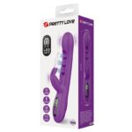 Vibrador de Ponto G e Clitóris Sabien Pretty Love com Tapping Visor LED USB - Imagem 9