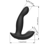 Vibrador de Próstata com Movimento Dedilhar Controle Remoto em Silicone USB - Imagem 7