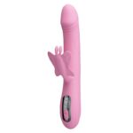 Vibrador de Ponto G e Clitóris Bella Pretty Love com Tapping Visor LED USB - Imagem 2