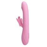 Vibrador de Ponto G e Clitóris Bella Pretty Love com Tapping Visor LED USB - Imagem 6