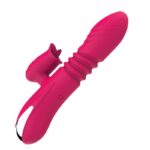 Vibrador de Ponto G e Clitóris com Movimento Vai e Vem + Estimulador de Língua e Aquecimento - Imagem 4