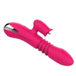 Vibrador de Ponto G e Clitóris com Movimento Vai e Vem + Estimulador de Língua e Aquecimento - Imagem 5