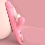 Vibrador de Ponto G e Clitóris Híbrido Sobe e Desce com Estimulador de Língua USB - Imagem 5