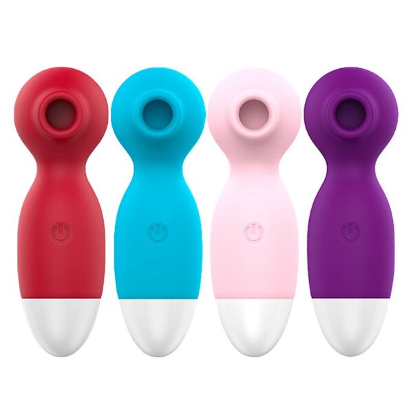Vibrador de pulsação Sam clitoridiano silicone 7 modos recarregável USB resistente à água 10,2cm