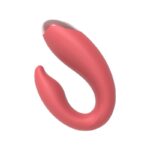 Vibrador de Casal Formato C com Controle Remoto e Case de Acrílico USB - Imagem 4