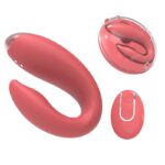 Vibrador de Casal Formato C com Controle Remoto e Case de Acrílico USB - Imagem 6