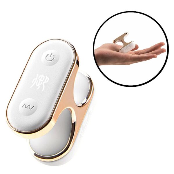 Dedeira vibratória em silicone com encaixe anatômico 7 modos de vibração recarregável USB resistente à água