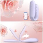 Vibrador de Casal S-Hande Popping Bluetooth com Controle por Aplicativo à Longa Distância - Imagem 8