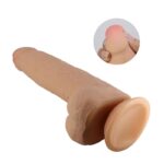 Pênis Realístico Draco Dupla Camada com Ventosa Bege 23cm Pretty Love - Imagem 5