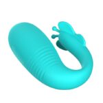 Vibrador de Casal Pretty Love Remi Formato C Mecânico Vai e Vem com Controle Remoto USB - Imagem 5