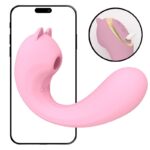 Vibrador de Ponto G e Clitóris com Pulsação HisHis App Recarregável à Longa Distância