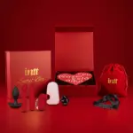 Secret Box INTT calendário do desejo kit de luxo 7 dias com vibradores plug anal masturbador dados máscara e bolsa veludo