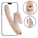 Vibrador de Ponto G e Clitóris Vai e Vem Pulsação com aquecimento e controle por app Galaku