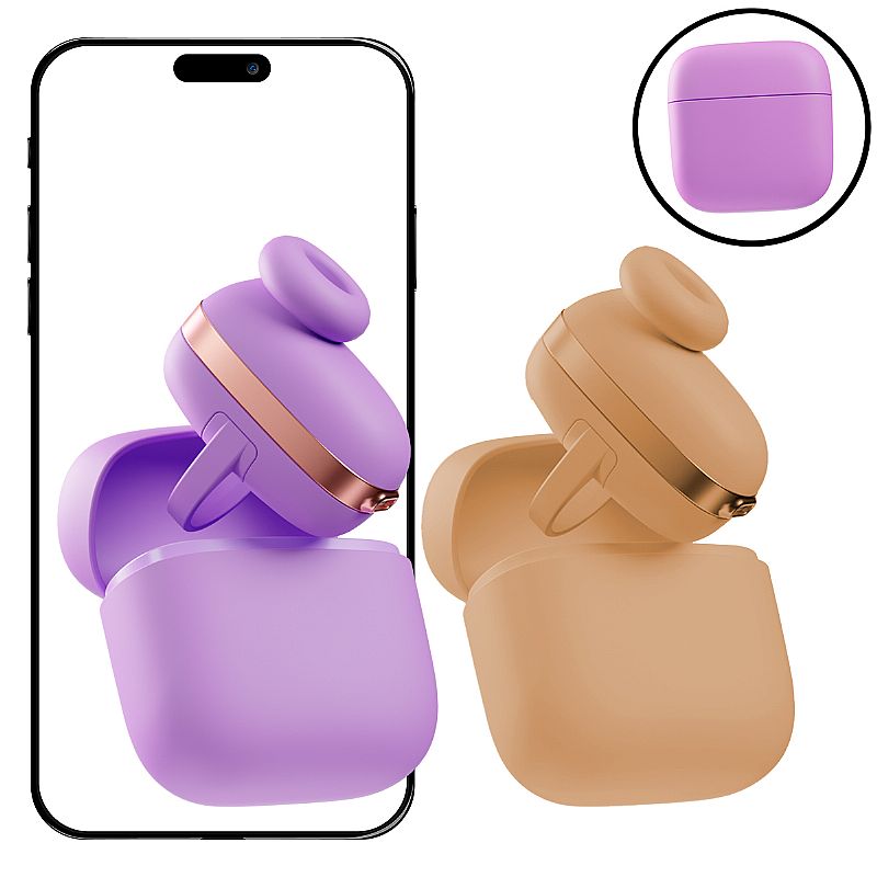 Dedeira vibratória clitoriana Magic Box Galaku app bluetooth 10 modos silicone recarregável USB com case resistente à água
