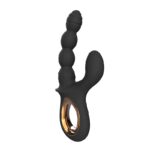 Vibrador de Ponto G e Clitóris Escalonado com Relevo Anatômico Recarregável - Imagem 2