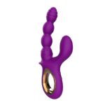Vibrador de Ponto G e Clitóris Escalonado com Relevo Anatômico Recarregável - Imagem 3