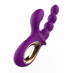 Vibrador de Ponto G e Clitóris Escalonado com Relevo Anatômico Recarregável - Imagem 6