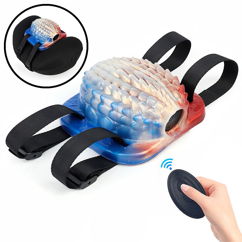 Vibrador de almofada Alien para clitóris com controle remoto 10 modos silicone ABS recarregável USB resistente à água 12,2cm