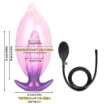 Plug Anal Inflável de Silicone com Pêra de Bombeamento Expansor de Precisão - Imagem 9