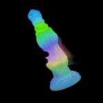 Plug Anal Alien Vibratório Fluorescente com Controle Remoto Avançado - Imagem 9