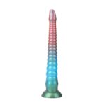 Plug Anal Alien Longo Vibratório Flexível com Controle Remoto - Imagem 3