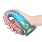 Plug Anal Alien Longo Vibratório Flexível com Controle Remoto - Imagem 6