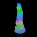Plug Anal Alien Vibratório Fluorescente Intermediário com Controle Remoto - Imagem 7