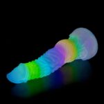 Plug Anal Alien Vibratório Fluorescente Intermediário com Controle Remoto - Imagem 8