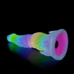 Plug Anal Alien Vibratório Fluorescente Intermediário com Controle Remoto - Imagem 9
