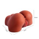 Masturbador Bumbum Realista CyberSkin com Vagina e Ânus Dupla Penetração - Imagem 10