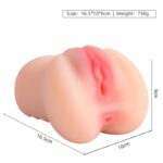 Masturbador Vagina e Ânus Realística CyberSkin Dupla Penetração Intermediário - Imagem 9