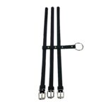Coleira Choker BDSM em Couro Sintético com 3 Tiras Ajustáveis - Imagem 5