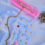 Coleira Choker BDSM de Pelúcia Rosa personalizável macia para casais