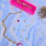 Coleira Choker BDSM de Pelúcia Pink personalizável macia para casais