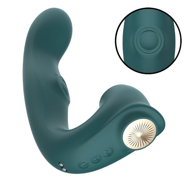 Vibrador de Ponto G e Clitóris Dale Rotativo com Esferas Recarregável 30 Modos de vibração